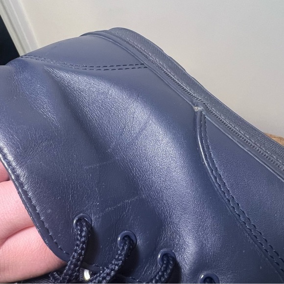 Keds Navy High Tops with Classic Lace-Up Design, Womens 7 - Picture 6 of 10